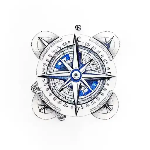 Nautical compass clocks