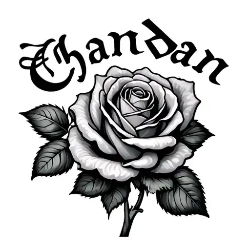 "Chandan" roses growing