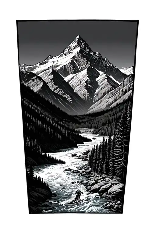 Montain, river, ski, canyons, utah