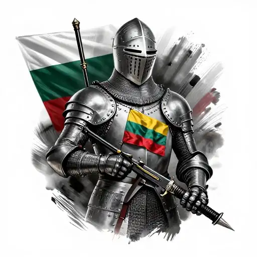 i wana do arm tatto with lithuania knight with lithua…