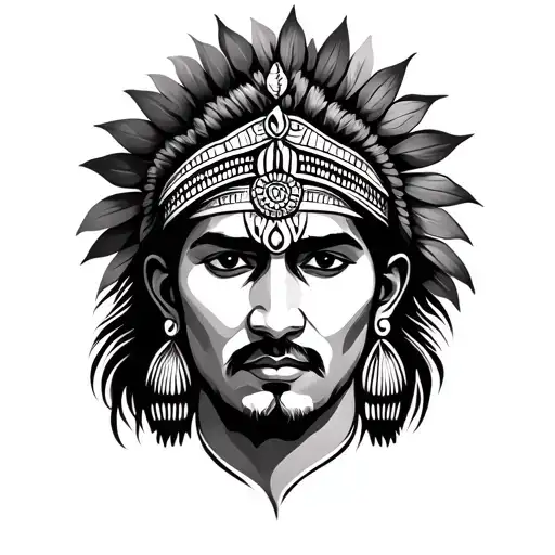 Indian men and women face