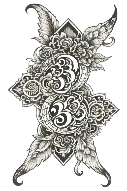Blackwork hand cover-up