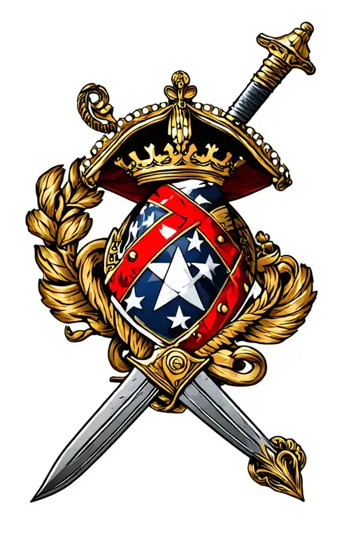Royal Marines Dagger connected