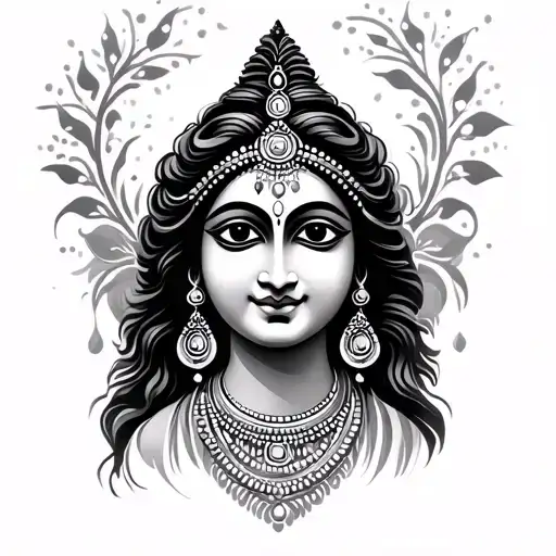 Sri Krishna earring hanging
