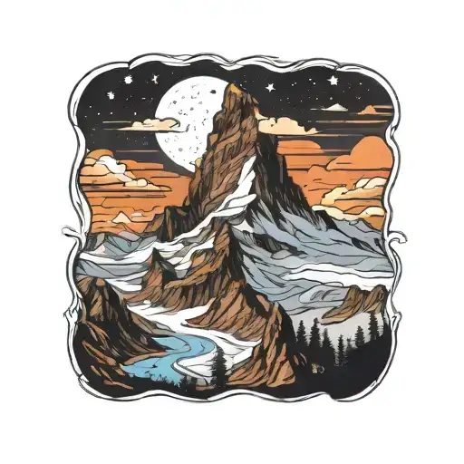 Matterhorn mountain peak