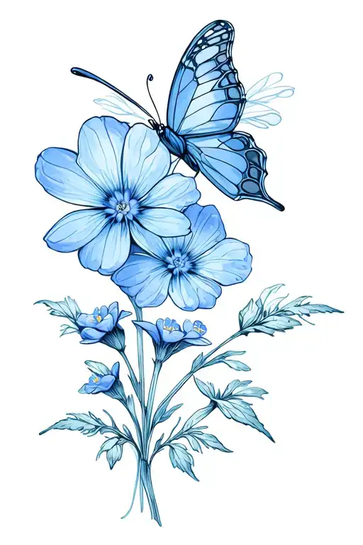 Butterfly (symbolic for transformation and freedom) "…