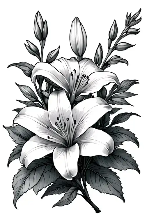 Floral over tummy-tuck scar