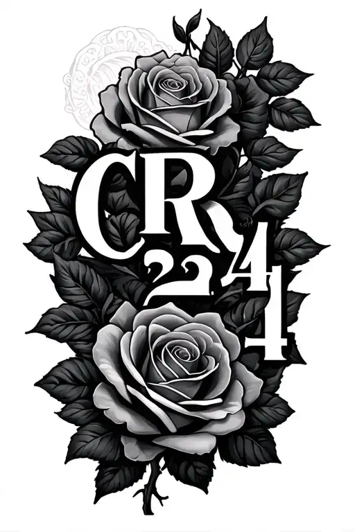 "CR 224" roses intertwined