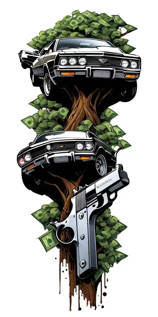 cars guns money trees