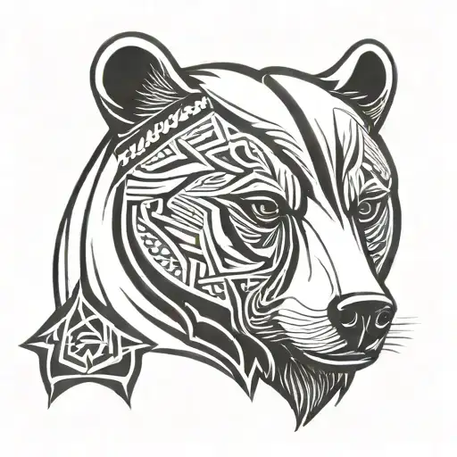 black bear head