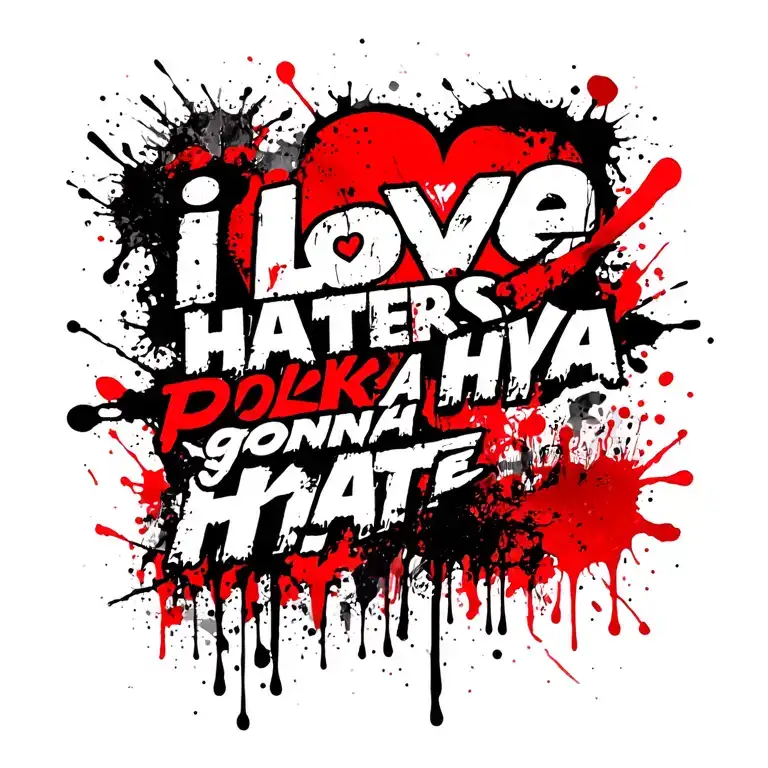 i love haters gonna hate