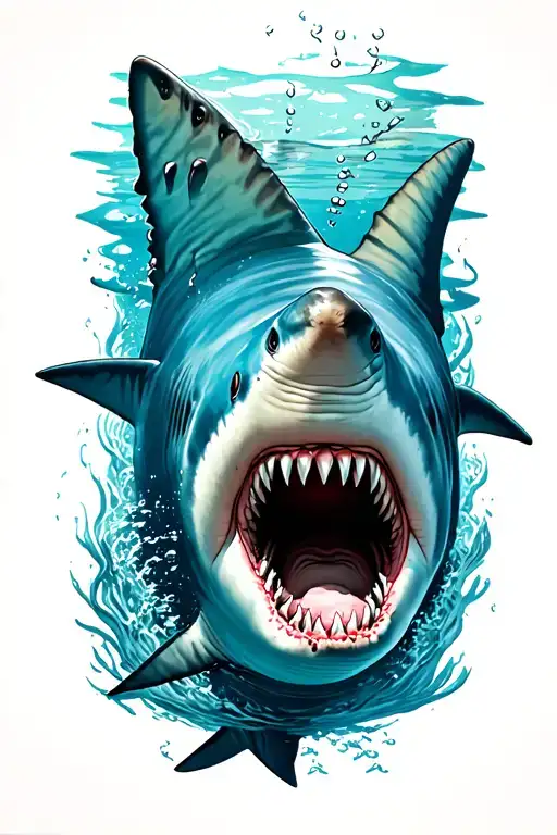 Shark swimming