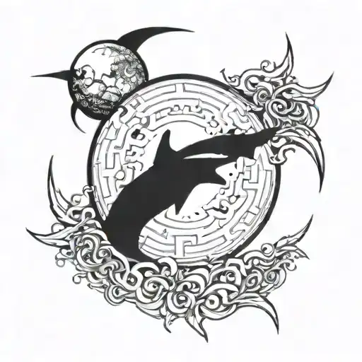 Blackwork triceps cover-up