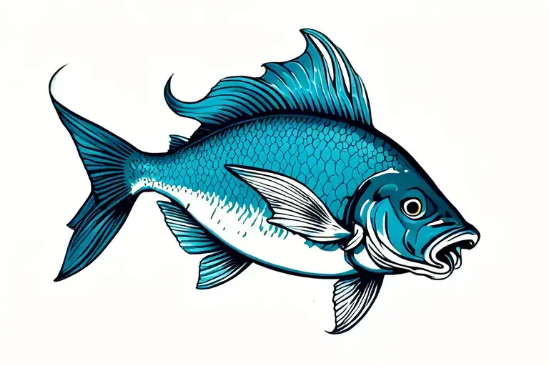 Poseidon Fish Fish Koï Taureau