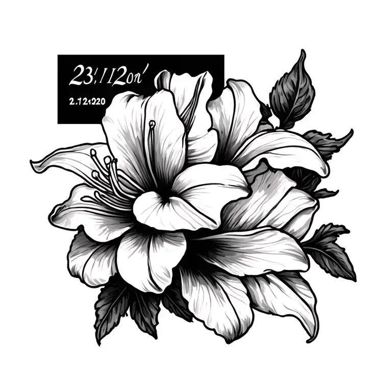 Lilly's for my Nan with the date 23/12/2020