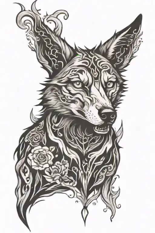 A nervous wolf that burns out of his eyes.
