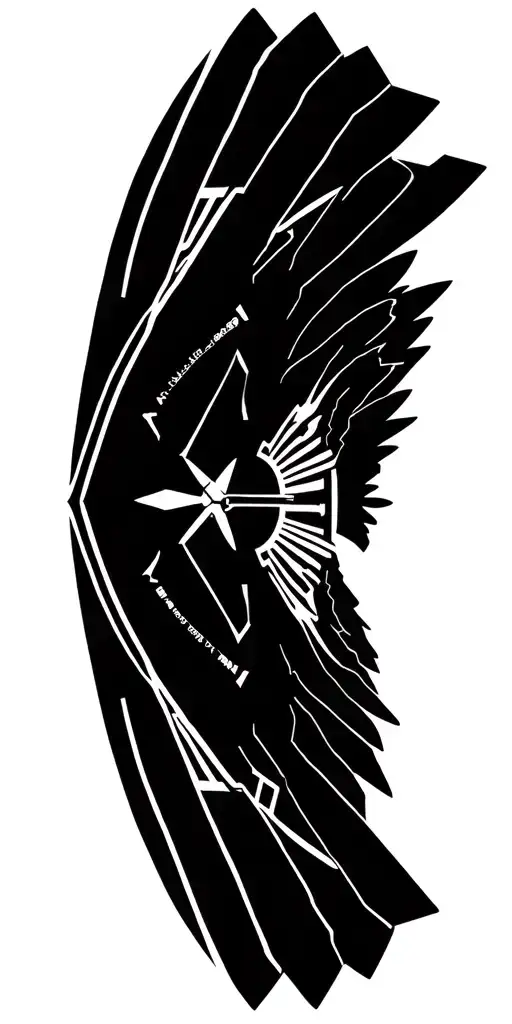 Clock morphing into angel