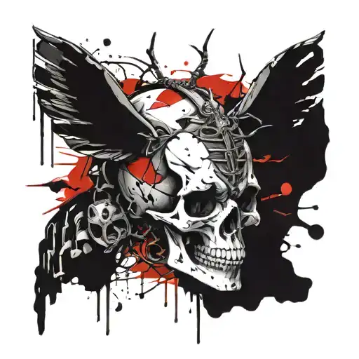 Scarab bones skull