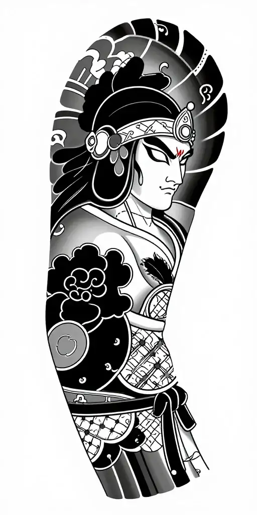 Oriental warrior