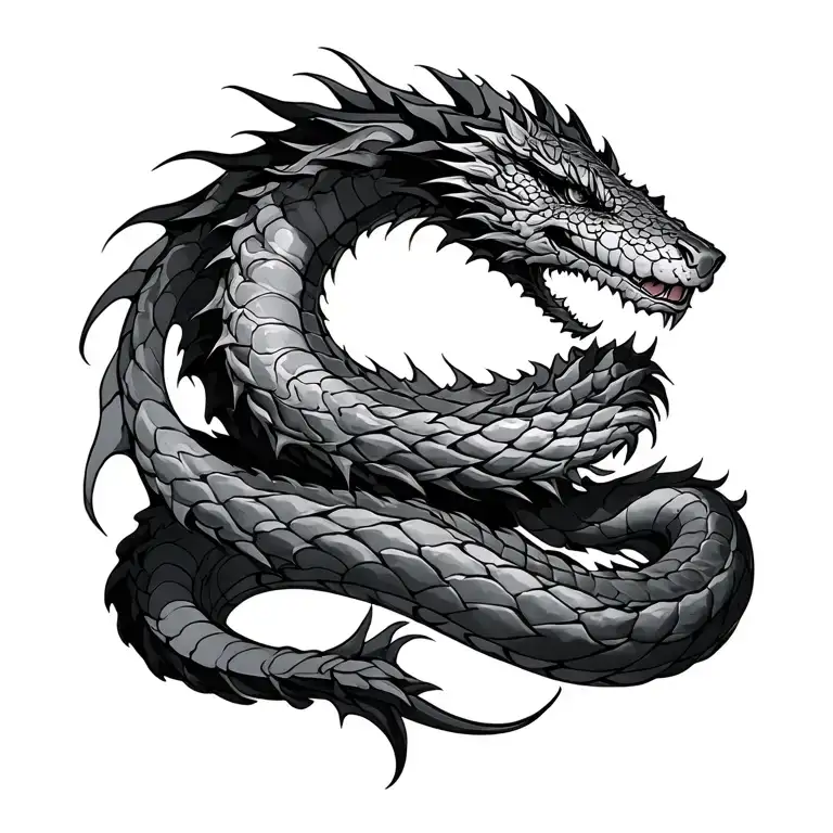 Jormungandr tattoo