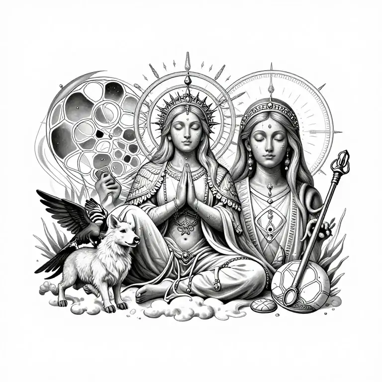 Spiritual tattoo