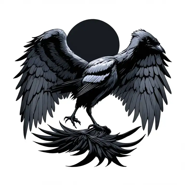 crow wings