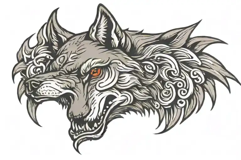 Wolf head profile holding