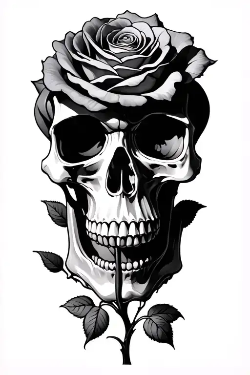 Skull rose growing
