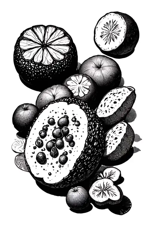 Food icons marking