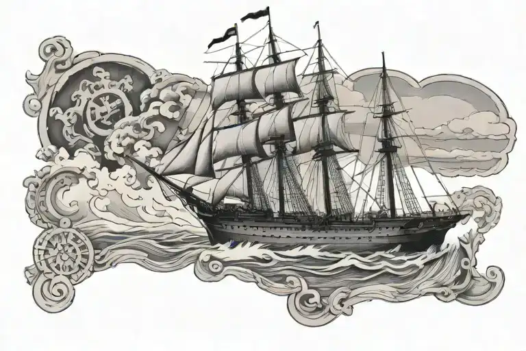 Top is CSS ALABAMA, another ship burning in the background. s…