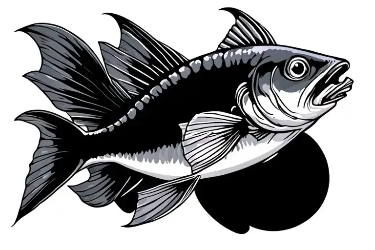 a fish tramp stamp