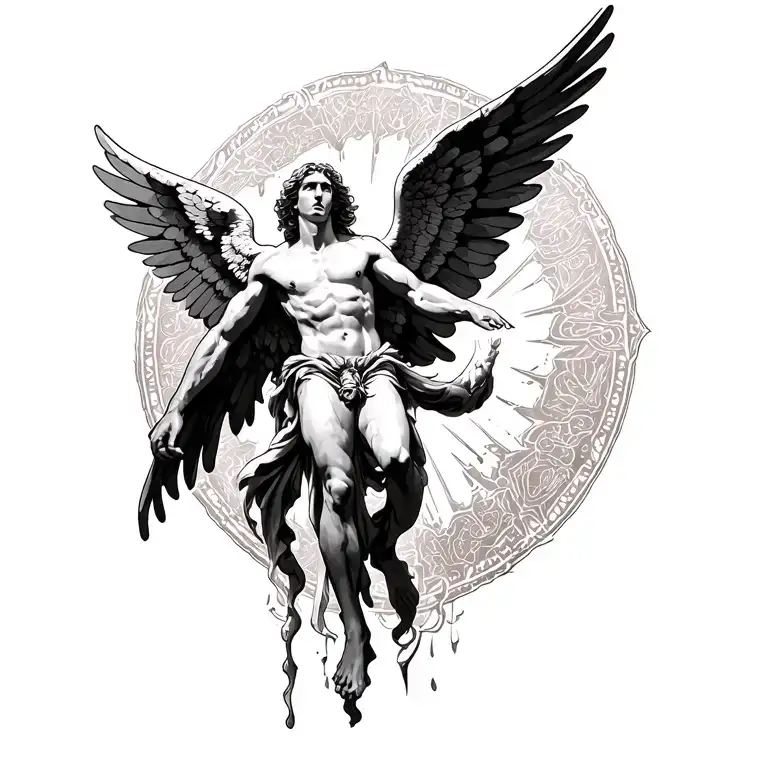 Icarus falling angel