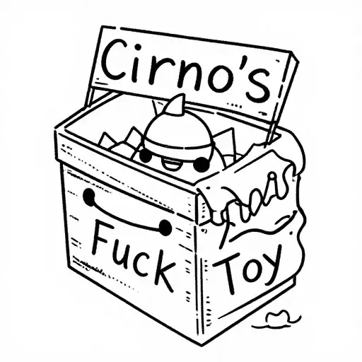 Crate a tramp stamp templet says "Cirno's Fuck Toy"