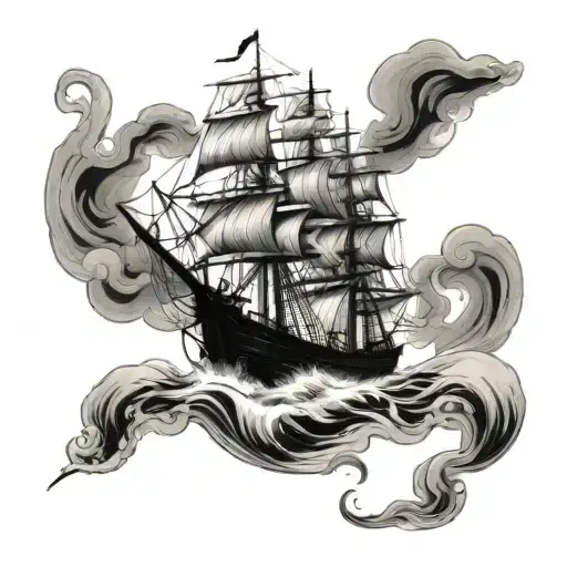 Burn the tall ships sailing towards