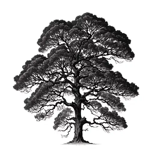 tree branches stretching towards