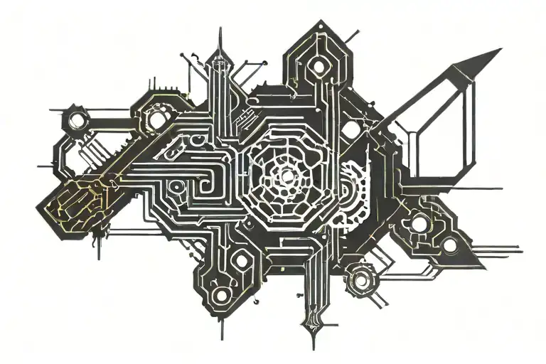 Cyber sigilism tramp stamp